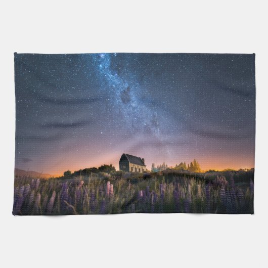 Linge De Cuisine Flowers (homonymie) | Lupines Blooming Lake Tekapo (Horizontal)