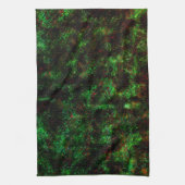 Linge De Cuisine Fluctuation des taches sombres sur le vert foncé (Vertical)