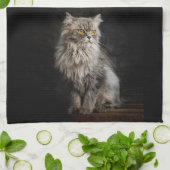 Linge De Cuisine Fluffy Gris (Plié)