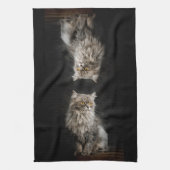 Linge De Cuisine Fluffy Gris (Vertical)