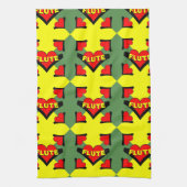 Linge De Cuisine Flûte sur le coeur (Vertical)