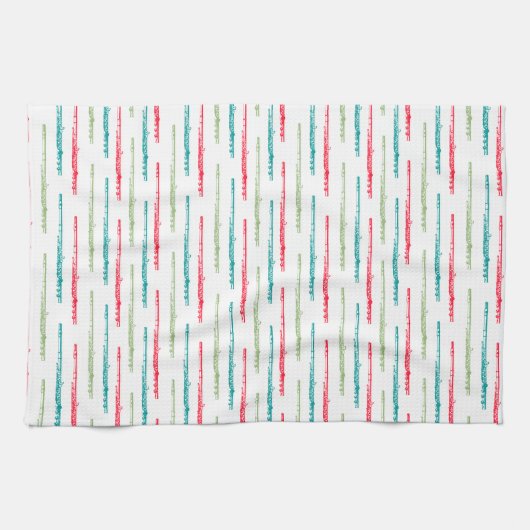 Linge De Cuisine Flûtes multicolores (Horizontal)