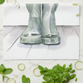 Linge De Cuisine Flux et croissance II (Plié)