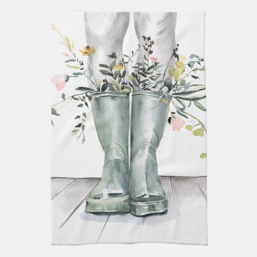 Linge De Cuisine Flux et croissance II (Vertical)