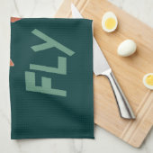 Linge De Cuisine Fly Fly de truite arc-en-ciel (Quart Plié)