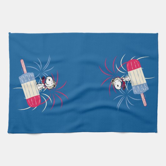 Linge De Cuisine Flying Ace Snoopy on Ice Pop (Horizontal)