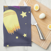 Linge De Cuisine Flying Witch Cat (Quart Plié)