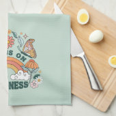 Linge De Cuisine Focus sur la gentillesse graphique Super (Quart Plié)