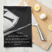 Linge De Cuisine Foi de l'épée et du bouclier de l'écriture (Quart Plié)