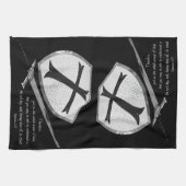 Linge De Cuisine Foi de l'épée et du bouclier de l'écriture (Horizontal)