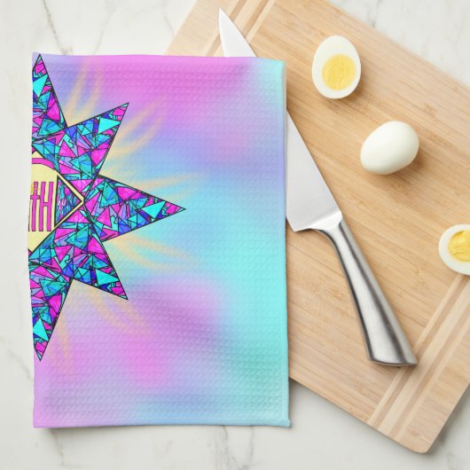 Linge De Cuisine Foi ~ Étoile (Quart Plié)