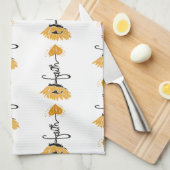 Linge De Cuisine Foi tournesol (Quart Plié)