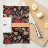 Linge De Cuisine Foliage d'automne Nom de famille (Quart Plié)