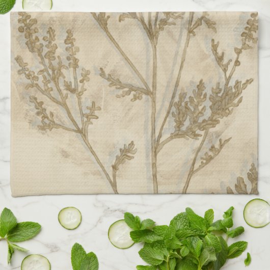 Linge De Cuisine Foliage doré II (Plié)