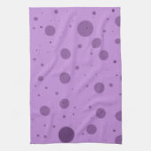 Linge De Cuisine Folie du point violet (Vertical)
