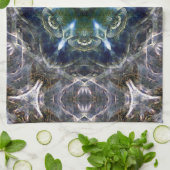 Linge De Cuisine Folk Mandala (Plié)