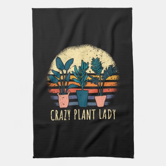 Linge De Cuisine Folle des plantes (Vertical)