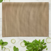 Linge De Cuisine Fond d'aspect en grès de couleur bronzage naturel (Plié)