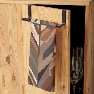 Linge De Cuisine Fond de diamant géométrique moderne