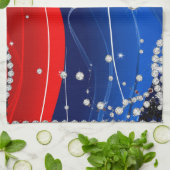 Linge De Cuisine Fond de luxe Étincelle de Diamant (Plié)
