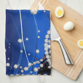 Linge De Cuisine Fond de luxe Étincelle de Diamant (Quart Plié)