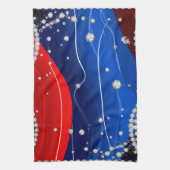Linge De Cuisine Fond de luxe Étincelle de Diamant (Vertical)