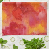Linge De Cuisine Fond de peinture d'aquarelle (Plié)