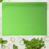 Linge De Cuisine fond vert (Plié)