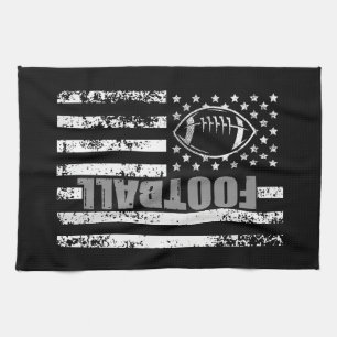 Linge De Cuisine Football américain du drapeau