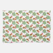 Linge De Cuisine Football de Noël (Horizontal)