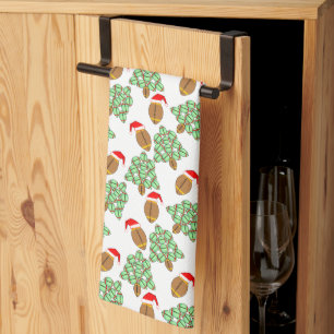 Linge De Cuisine Football de Noël