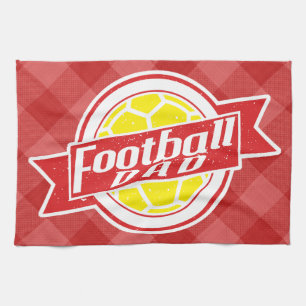 Linge De Cuisine Football Papa Tea Towel