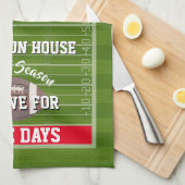 Linge De Cuisine Football personnalisé (Quart Plié)