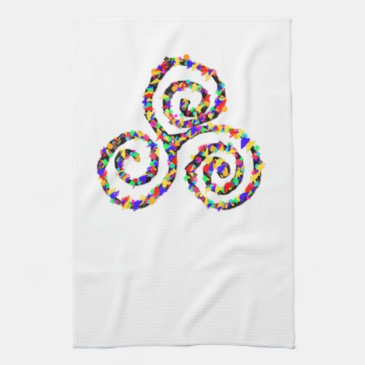 Linge De Cuisine Force de Triskelion celtique (Vertical)