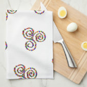 Linge De Cuisine Force de Triskelion celtique (Quart Plié)