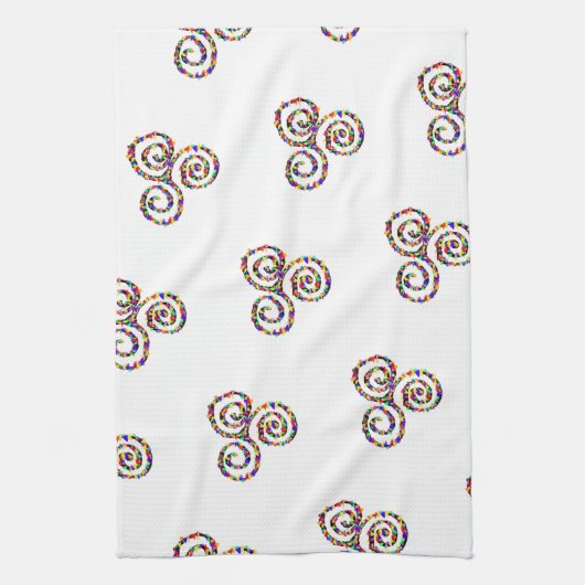 Linge De Cuisine Force de Triskelion celtique (Vertical)