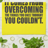 Linge De Cuisine Force - Mots Motivationnels (Plié)