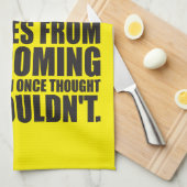 Linge De Cuisine Force - Mots Motivationnels (Quart Plié)