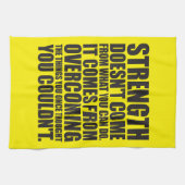 Linge De Cuisine Force - Mots Motivationnels (Horizontal)