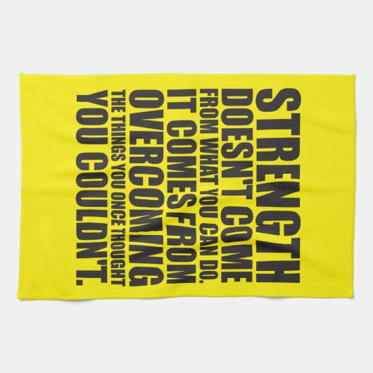 Linge De Cuisine Force - Mots Motivationnels (Horizontal)