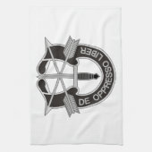 Linge De Cuisine Forces spéciales SF De Oppresso Liber (Vertical)