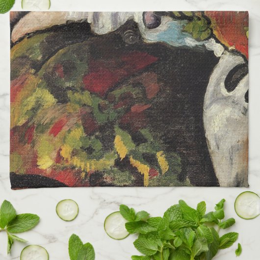 Linge De Cuisine Forest Brook par August Macke Expressionnisme Vint (Plié)