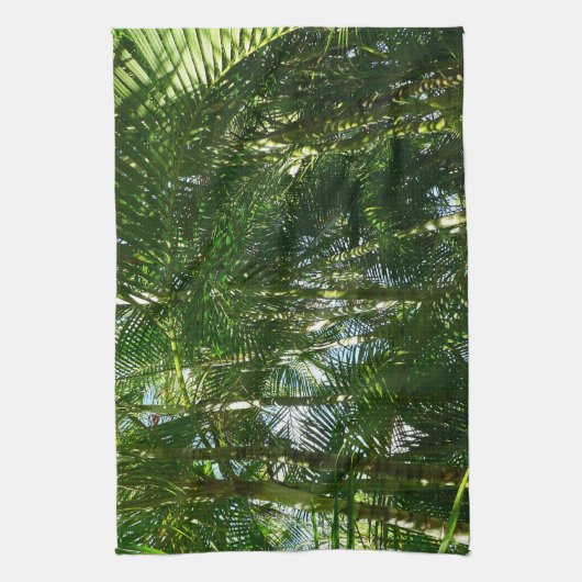 Linge De Cuisine Forest of Palm Trees Tropical Nature (Vertical)