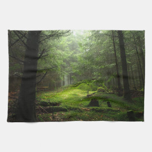 Linge De Cuisine Forêt Auvergne France
