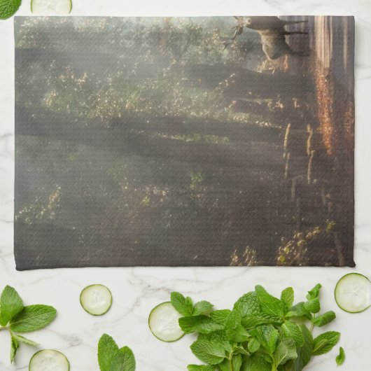 Linge De Cuisine Forêt | Bois (Plié)