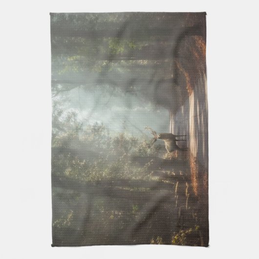 Linge De Cuisine Forêt | Bois (Vertical)