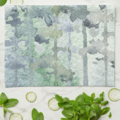 Linge De Cuisine Forêt d'aquarelle, nature, nature sauvage, cuisine (Plié)
