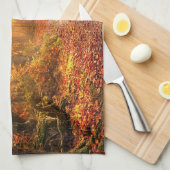 Linge De Cuisine Forêt d'automne (Quart Plié)