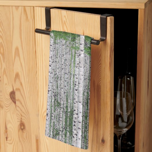 Linge De Cuisine Forêt de Birch Nature (Pliage en tiers)