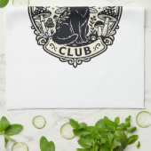 Linge De Cuisine Forêt de champignons Fée Chat Drôle Chat Graphique (Plié)